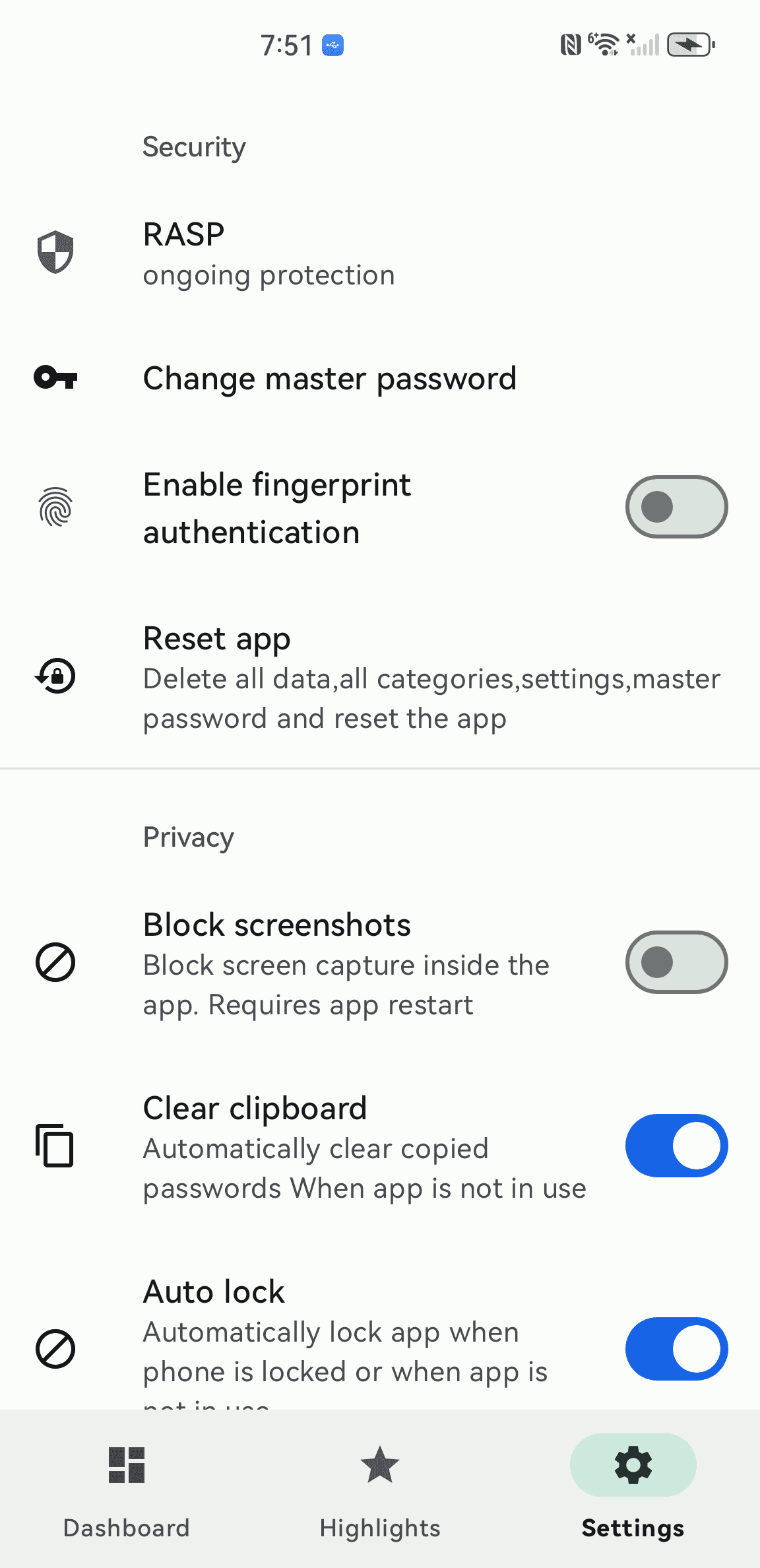 Keymaster screenshot